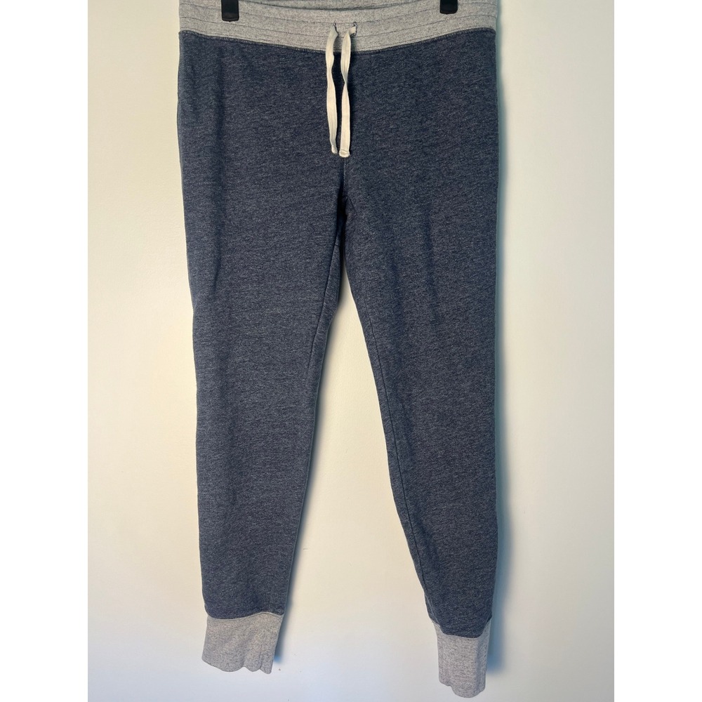 J.Crew Joggers Wm S Blue Marled Knit Drawstring Sweatpants 2231 Casual Comfy - Picture 1 of 4